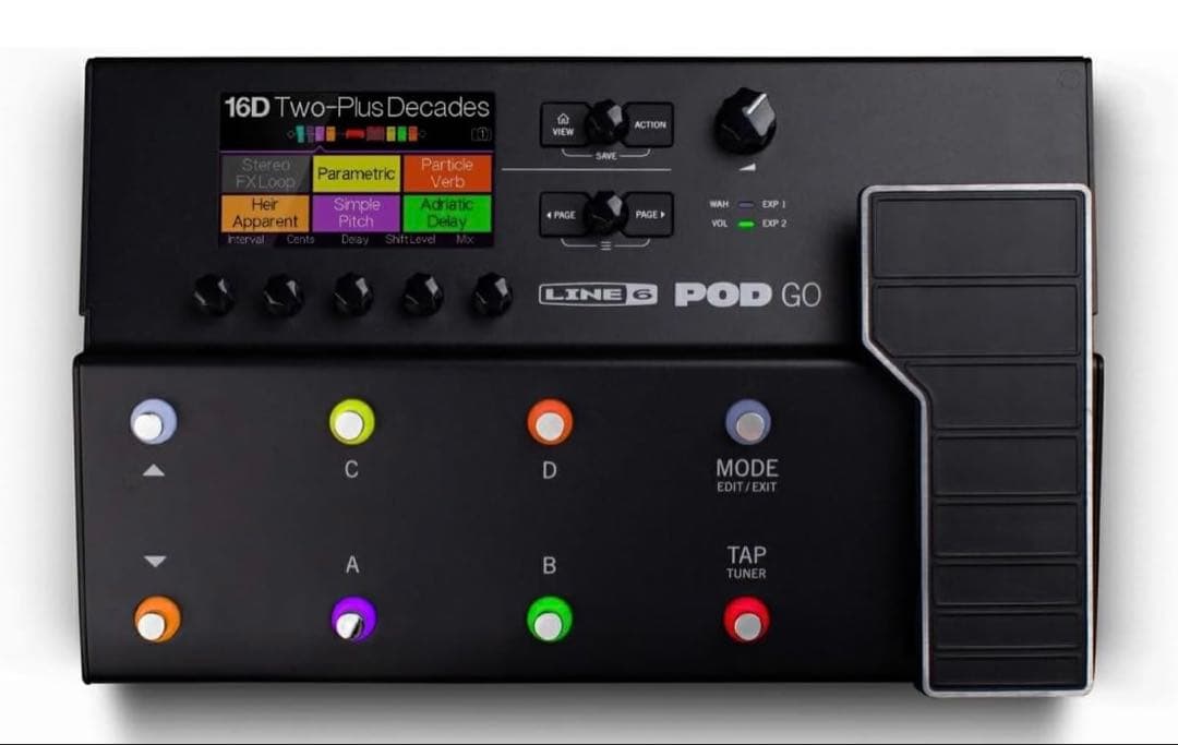 新品未開封。LINE 6 POD GO ギターエフェクター