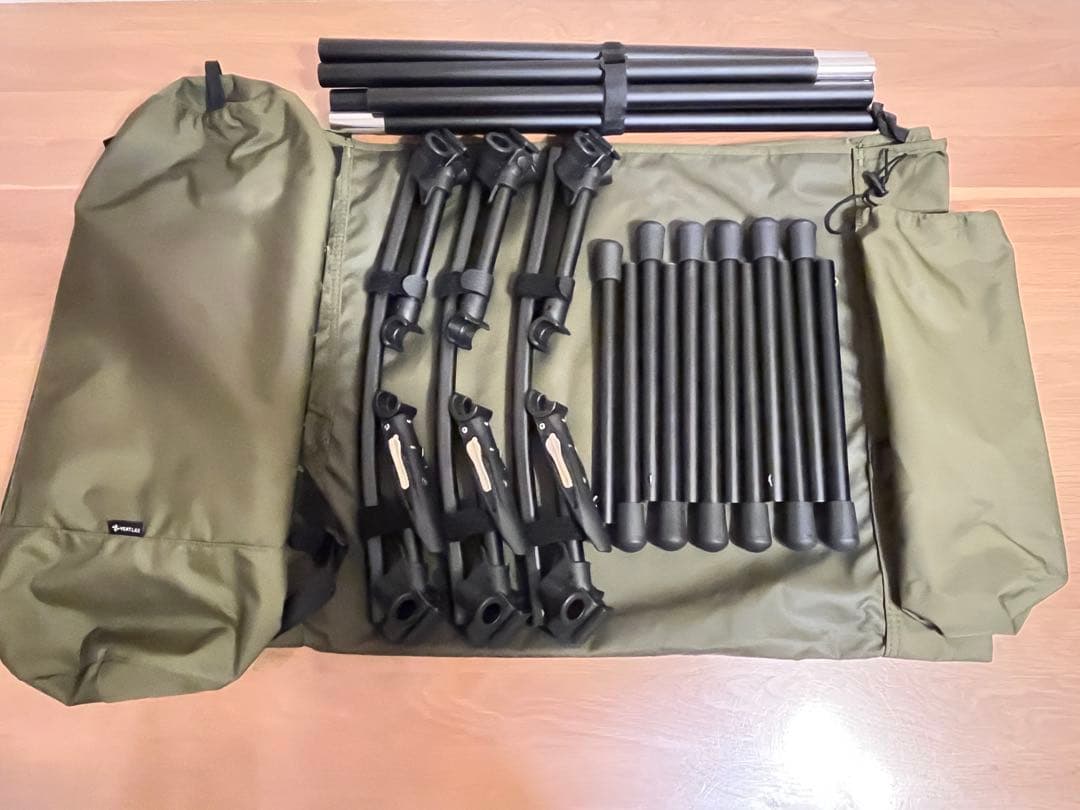 VENTLAX ヴェントラクス 2WAY アジャスタブル コット オリーブ　仮設