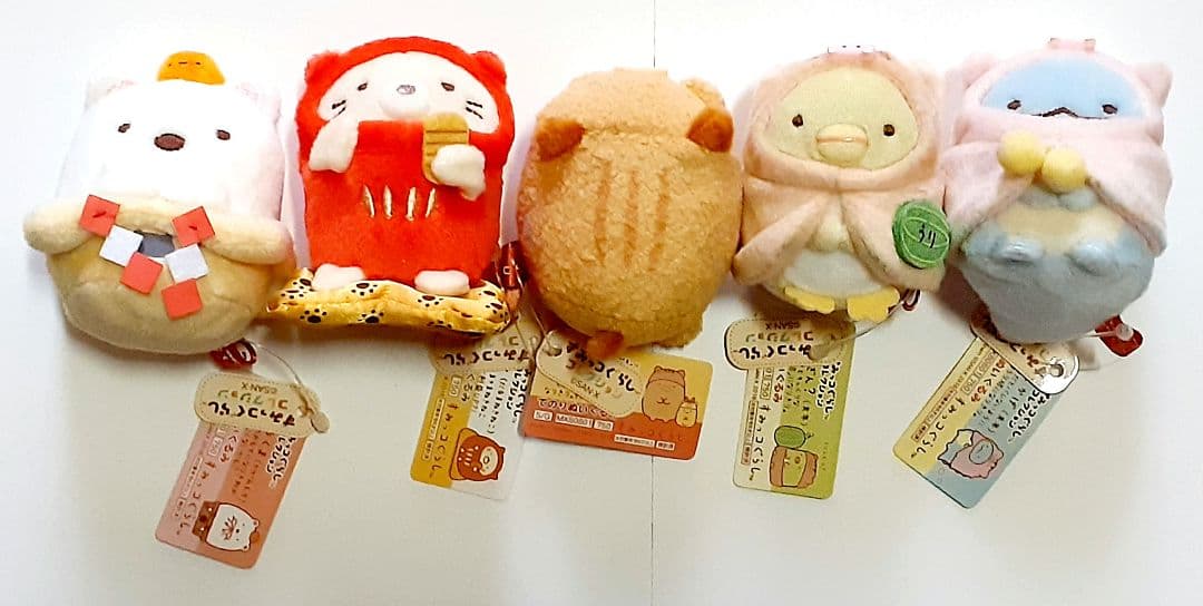 すみっコぐらし　てのりぬいぐるみ・ぶらさげぬいぐるみ60点まとめ売り