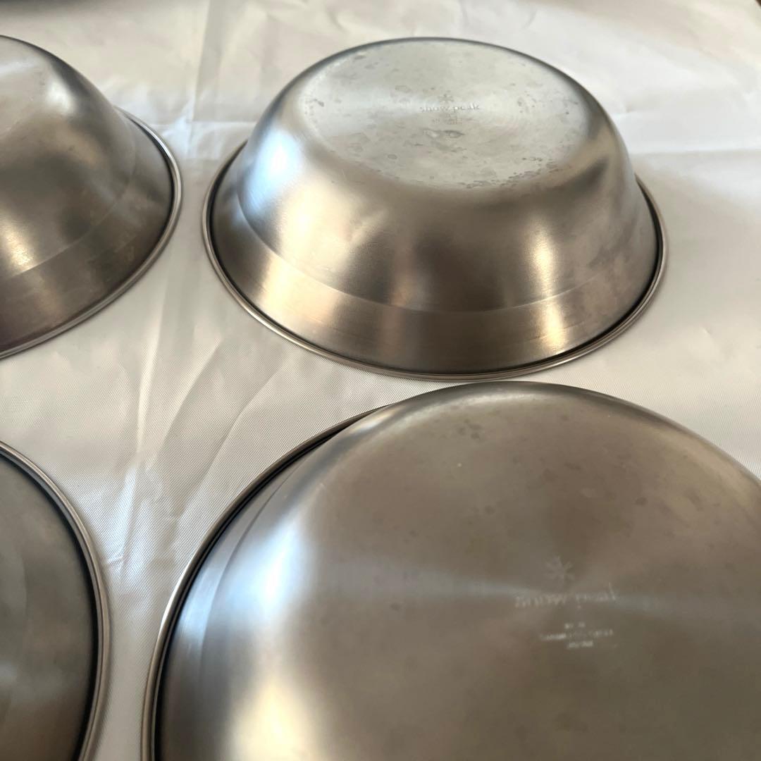 スノーピーク　テーブルウェアセット L 16枚　とクッカー4点セット　皿