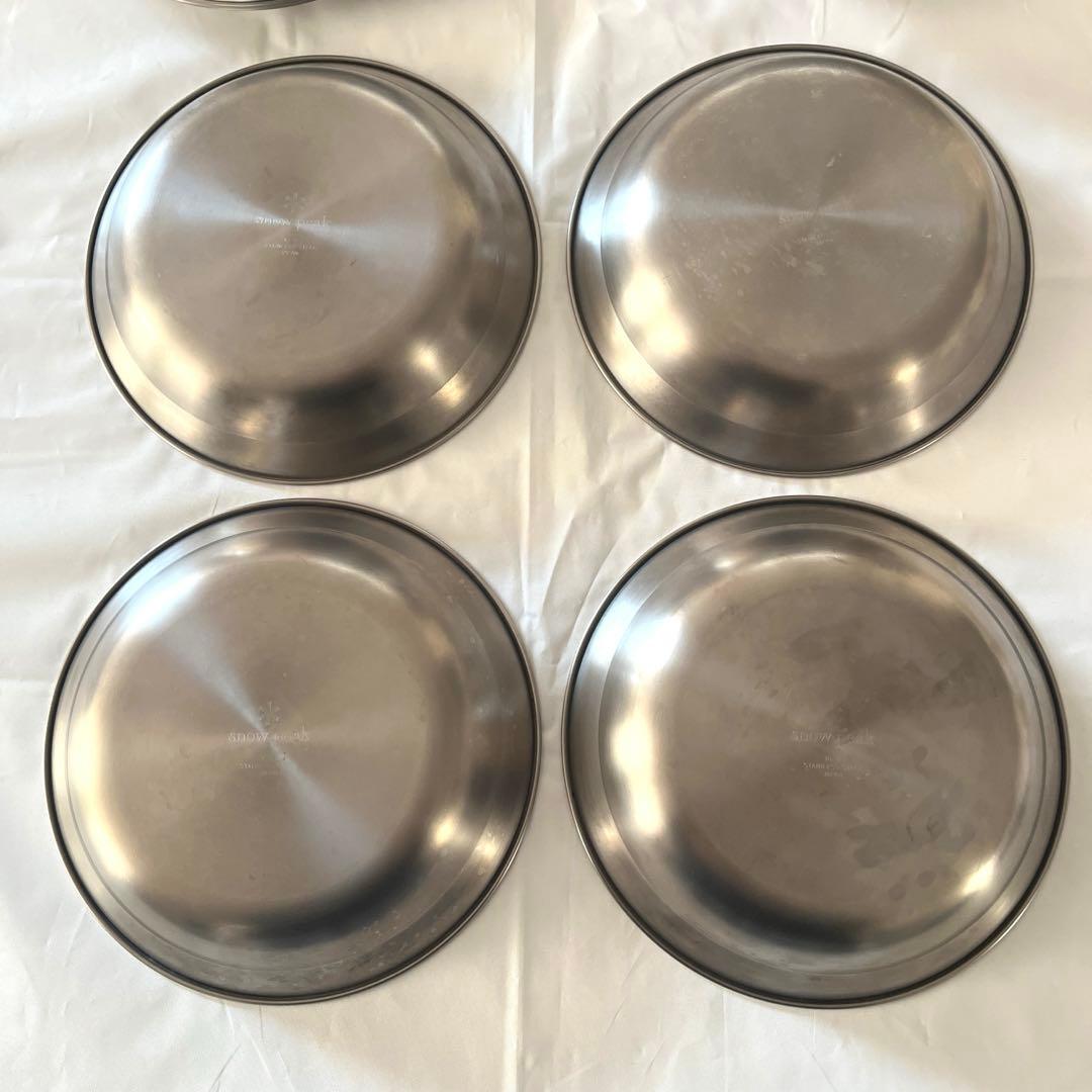 スノーピーク　テーブルウェアセット L 16枚　とクッカー4点セット　皿