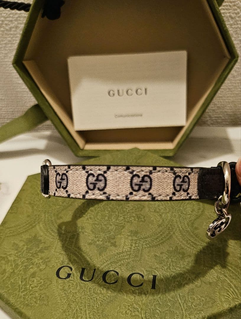 【未使用】GUCCI ワンちゃん 猫ちゃん用 首輪(カラー) XXS