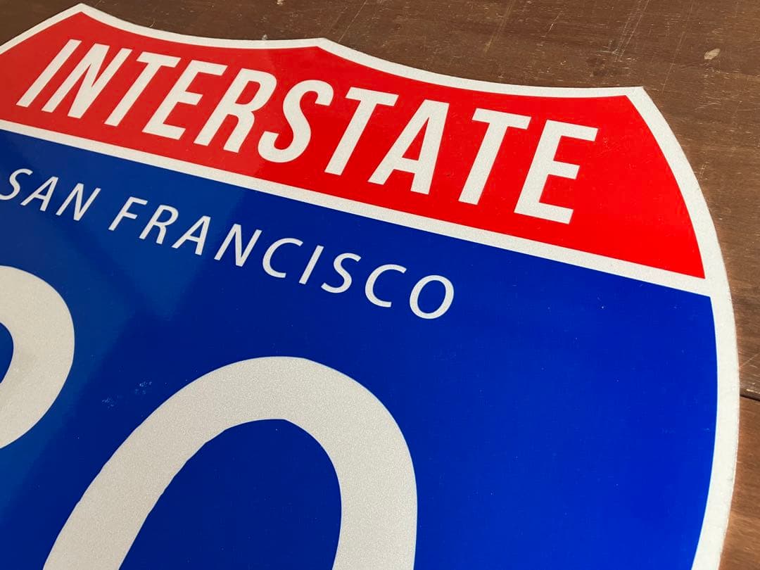 道路標識◆道路看板◆トラフィックサイン◆ロードサイン◆アメリカ◆USA◆80