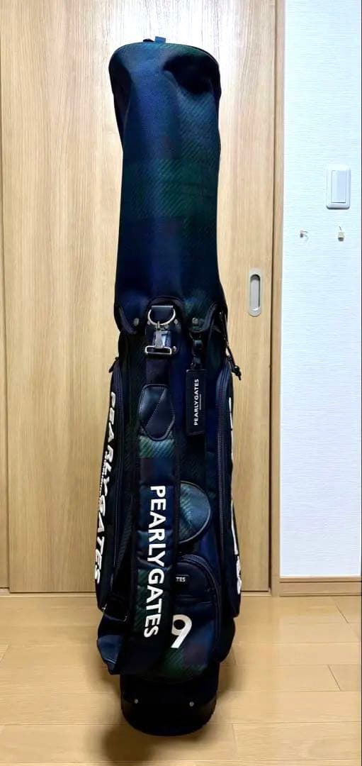 PEARLY GATES キャディバッグ ブラックウォッチ 2023年モデル