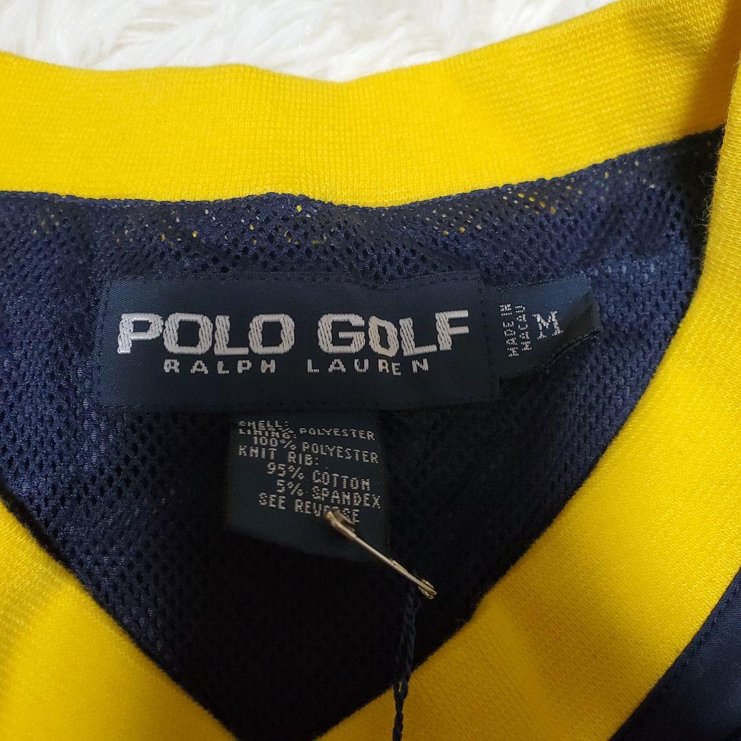 デッドストック　ポロゴルフ　ナイロンジャケット　プルオーバー　ネイビー　M