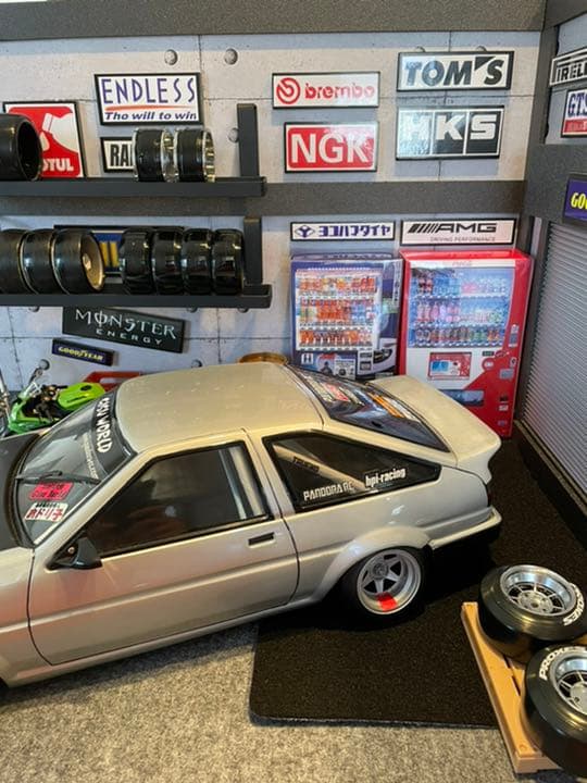 ラジコン　1/10ガレージ制作(受)