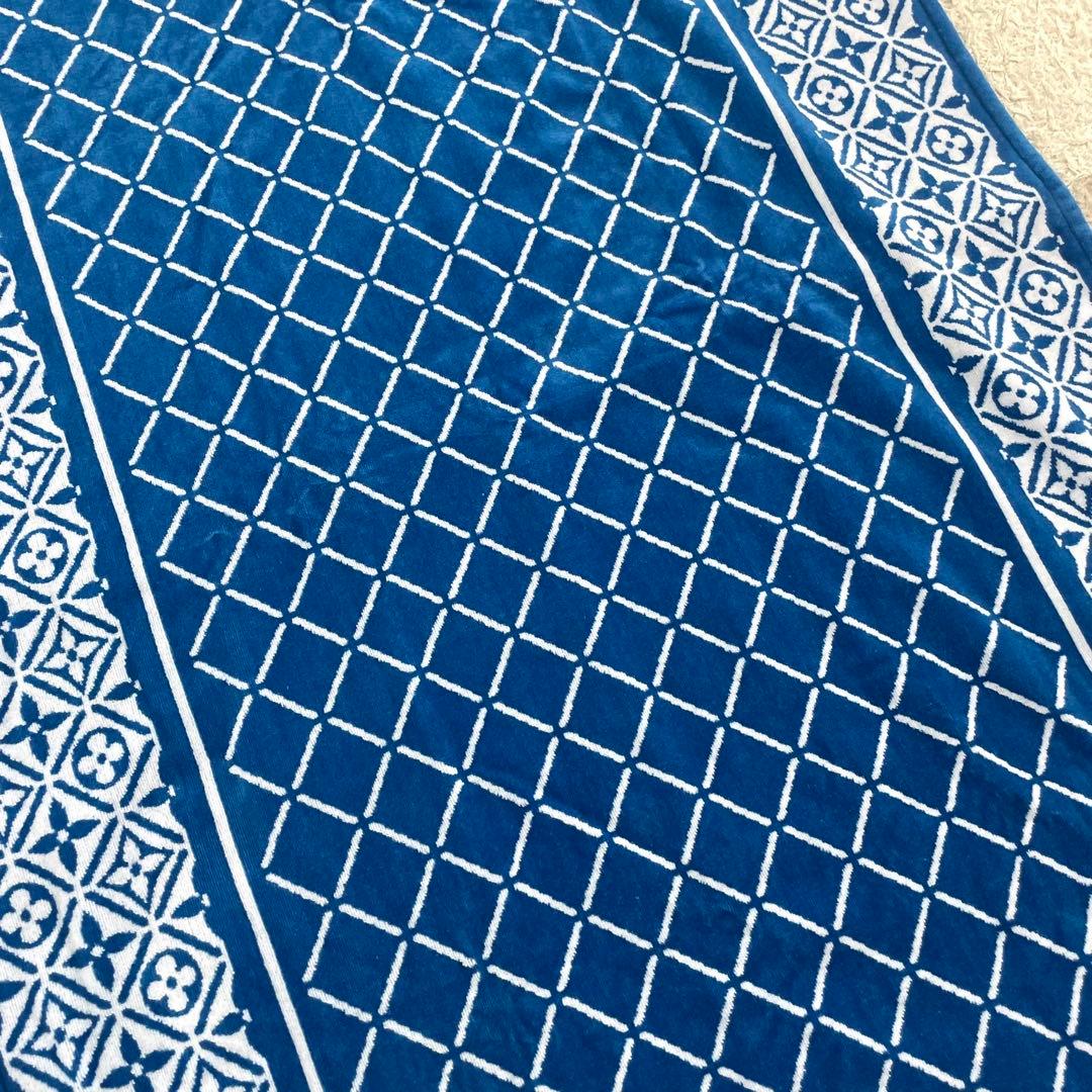 【未使用 保管品】 ルイヴィトン モノグラム フラワータイル 大判 タオル 箱付