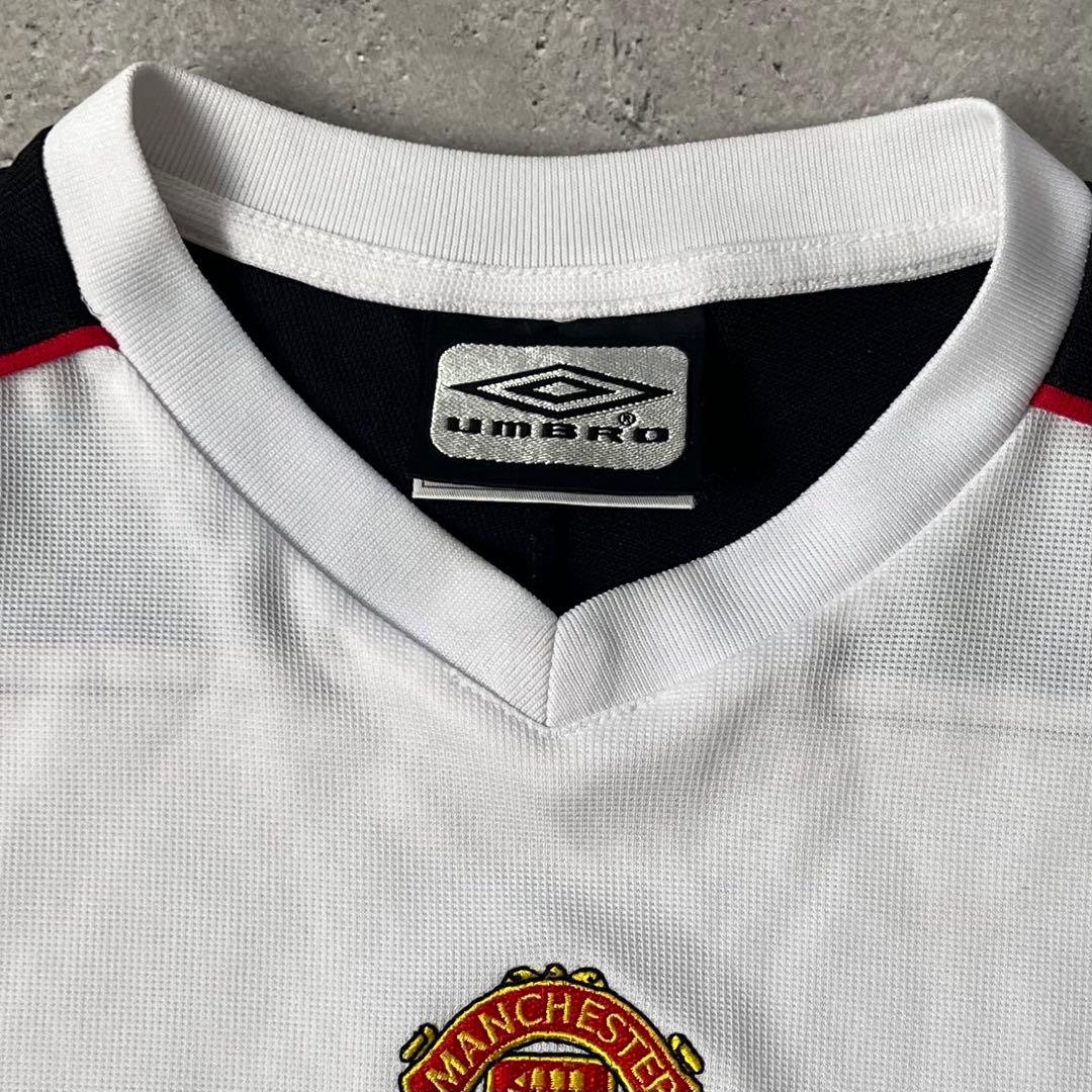 90s UMBRO マンチェスターユナイテッド メッシュTシャツ ゲームシャツ