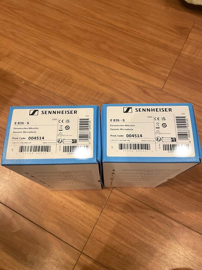 SENNHEISER e 835-S ダイナミックマイク スイッチ付 新品2本