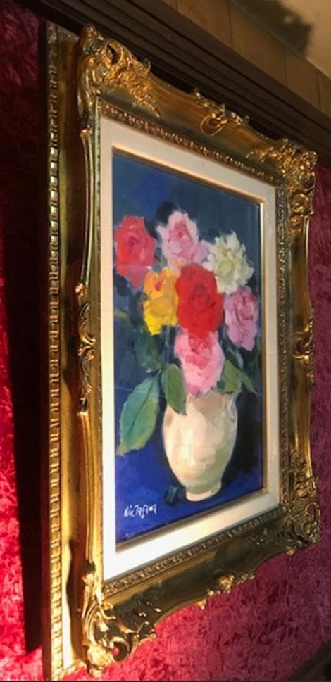 2/28〜3/2迄格安【巨匠・物故】田川勤次◆春陽会◆白鳳梅田画廊取扱◆油彩Ｆ６