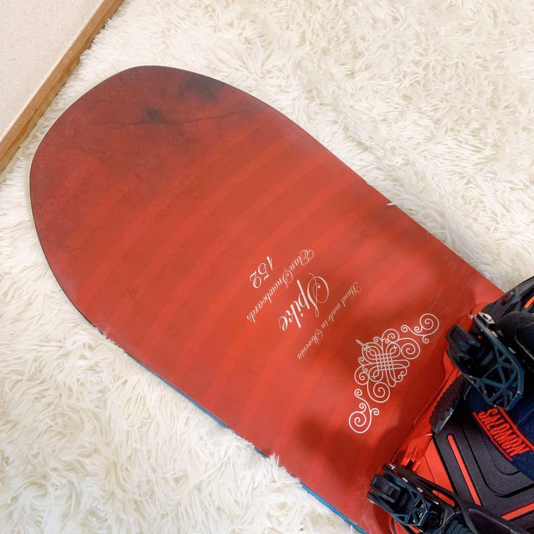 Elan Spike 152 サロモン シャドー M スノーボード３点セット