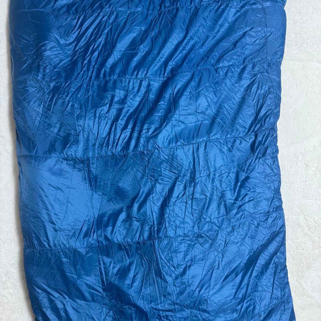 美品NANGA ダウンシュラフ　オーロラテックス600STDブルーR/ZIP