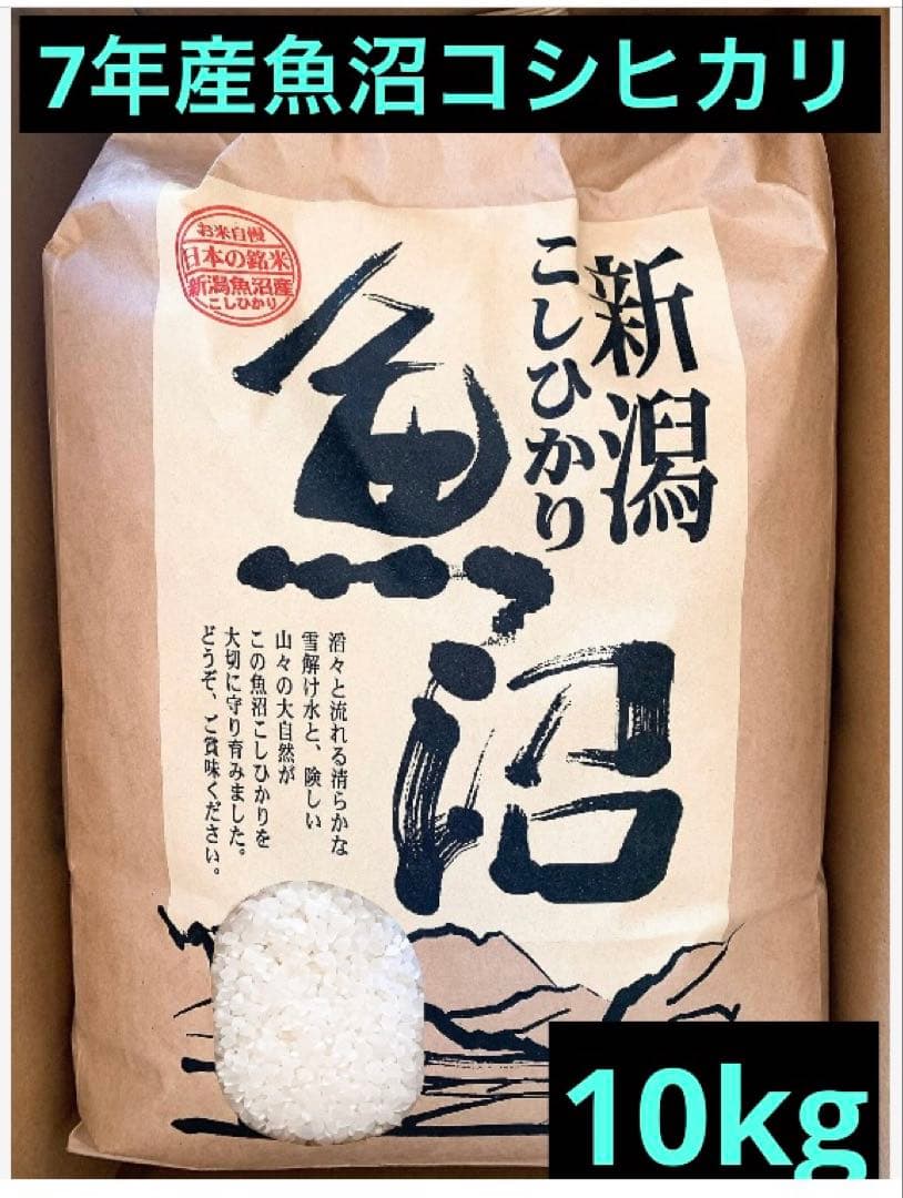 令和7年魚沼産コシヒカリ 白米10kg