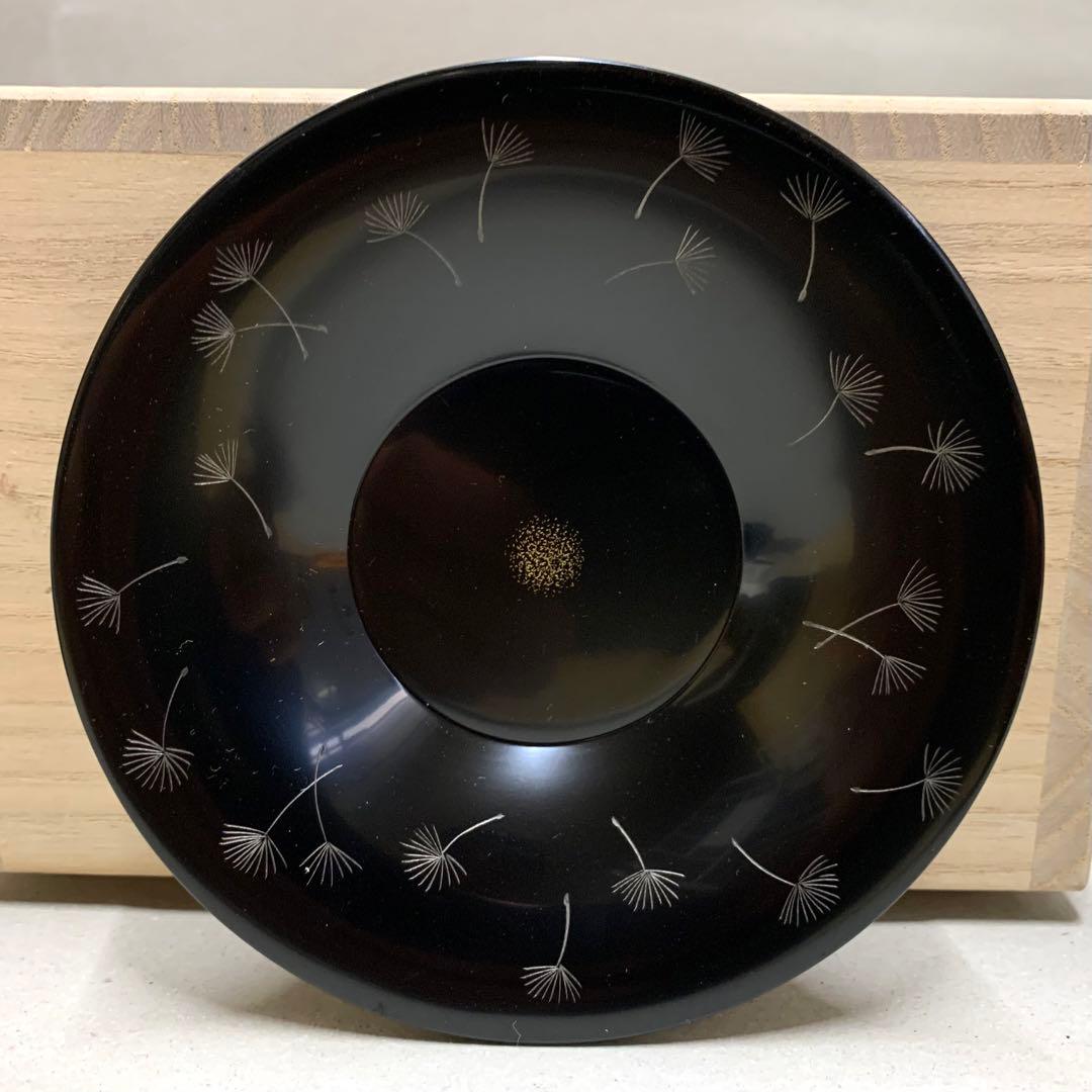 藤田正堂 舞々茶托 蒔絵 茶托