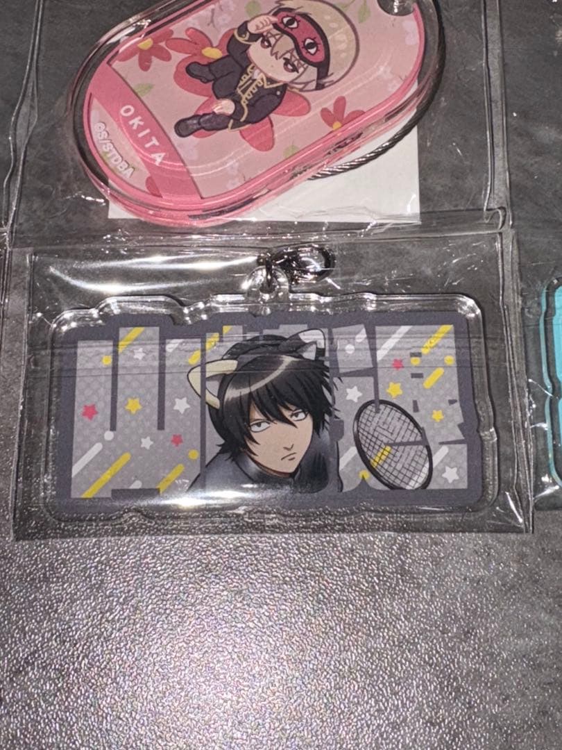 銀魂　3年Z組銀八先生　アクリルチャーム　2連ワイヤー　BIG アクキー