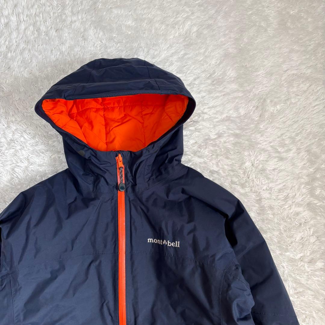 【人気モデル】モンベル パウダーステップジャケット スノージャケット キッズ