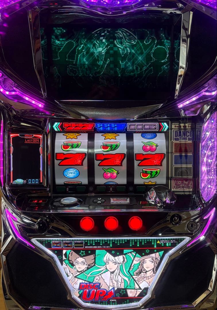 パチスロ実機　ディスクアップ 5.9号機　家庭用電源　不要機