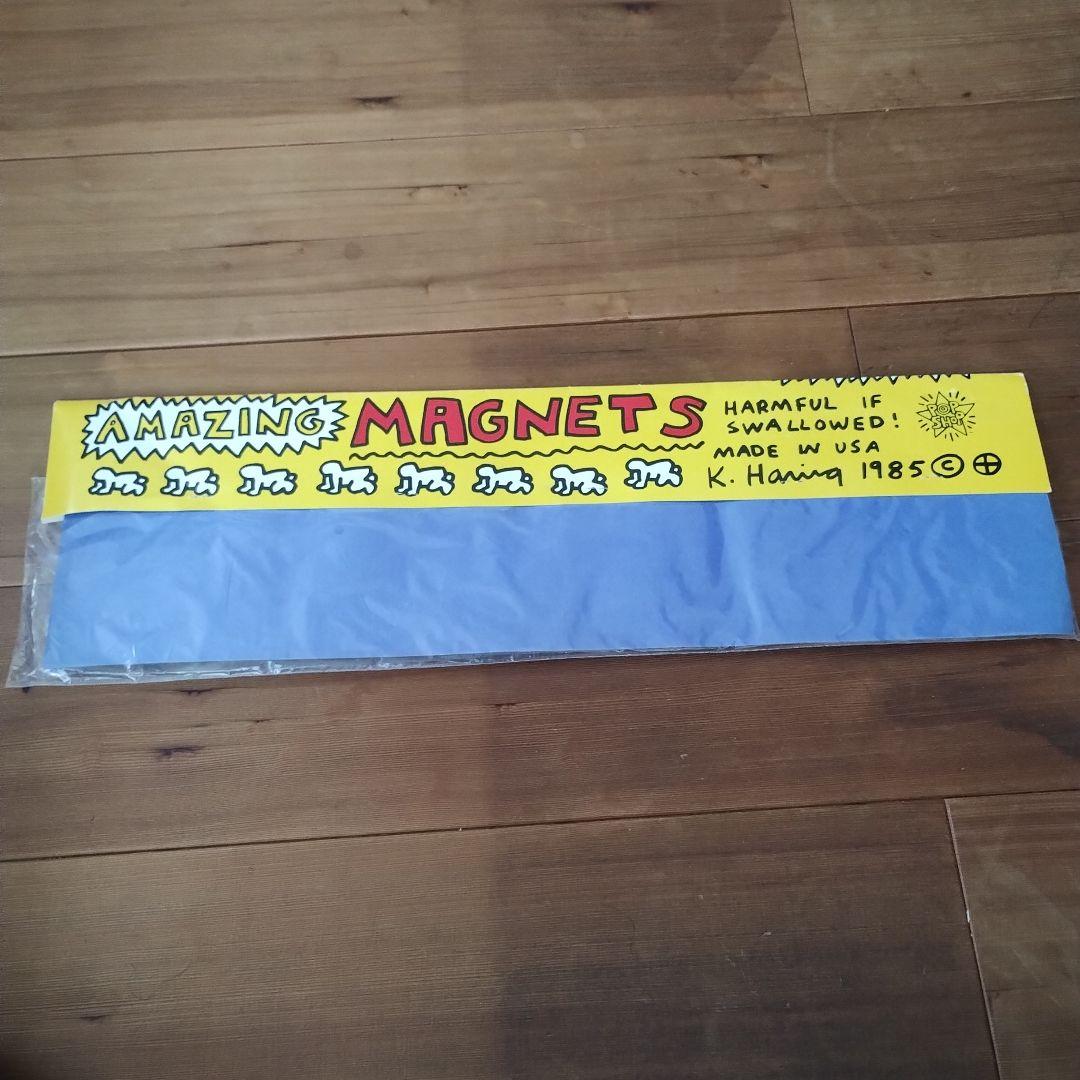 80年代後半　Keith Haring　キースヘリング紙袋＆　マグネット未開封