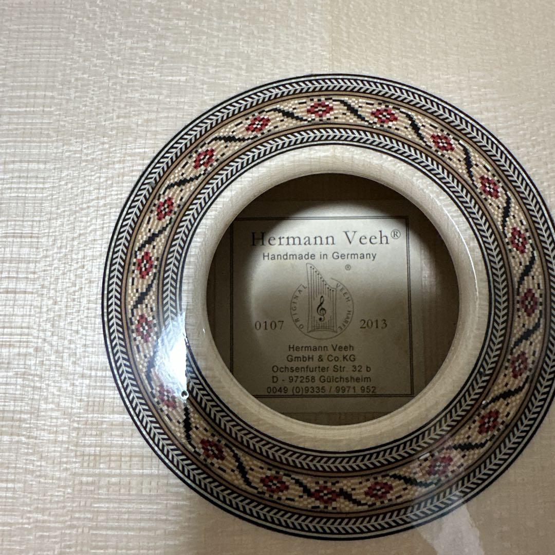 美品ヘルマンハープ ローレライシリーズ　ゴールド Mタイプ 25弦 2013年製