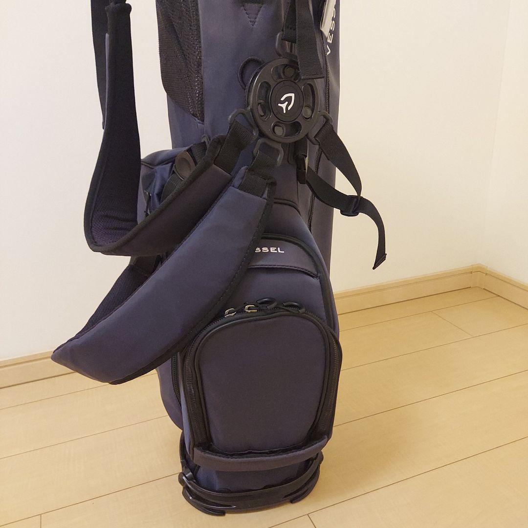 Vessel ベゼル キャディバック 軽量 スタンド ★未使用ネームプレート付