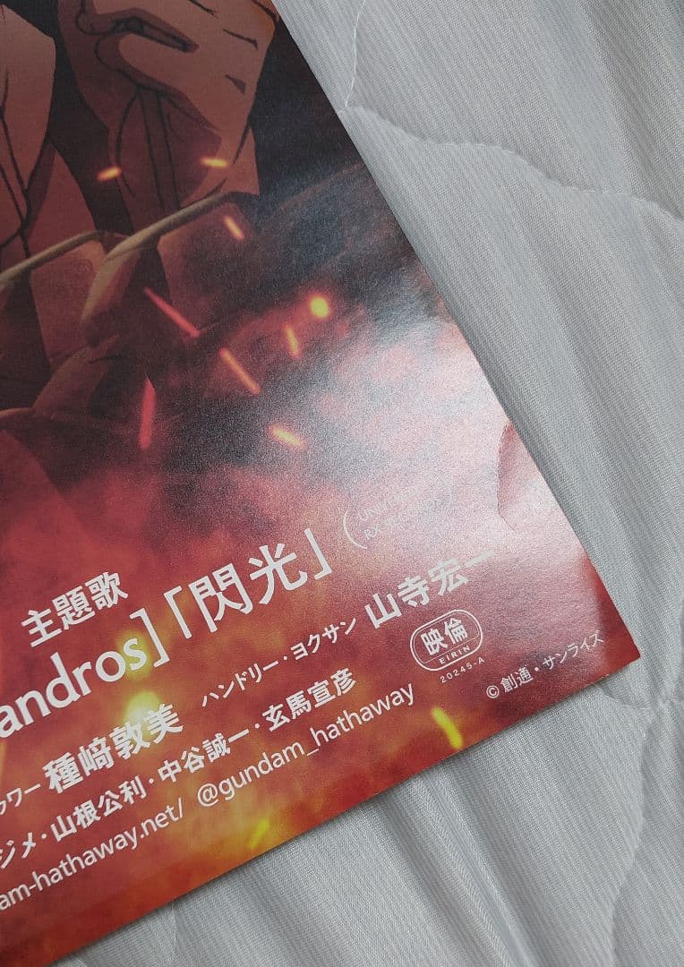 閃光のハサウェイ 非売品劇場ポスター(B1サイズ 両面印刷) 2021年公開