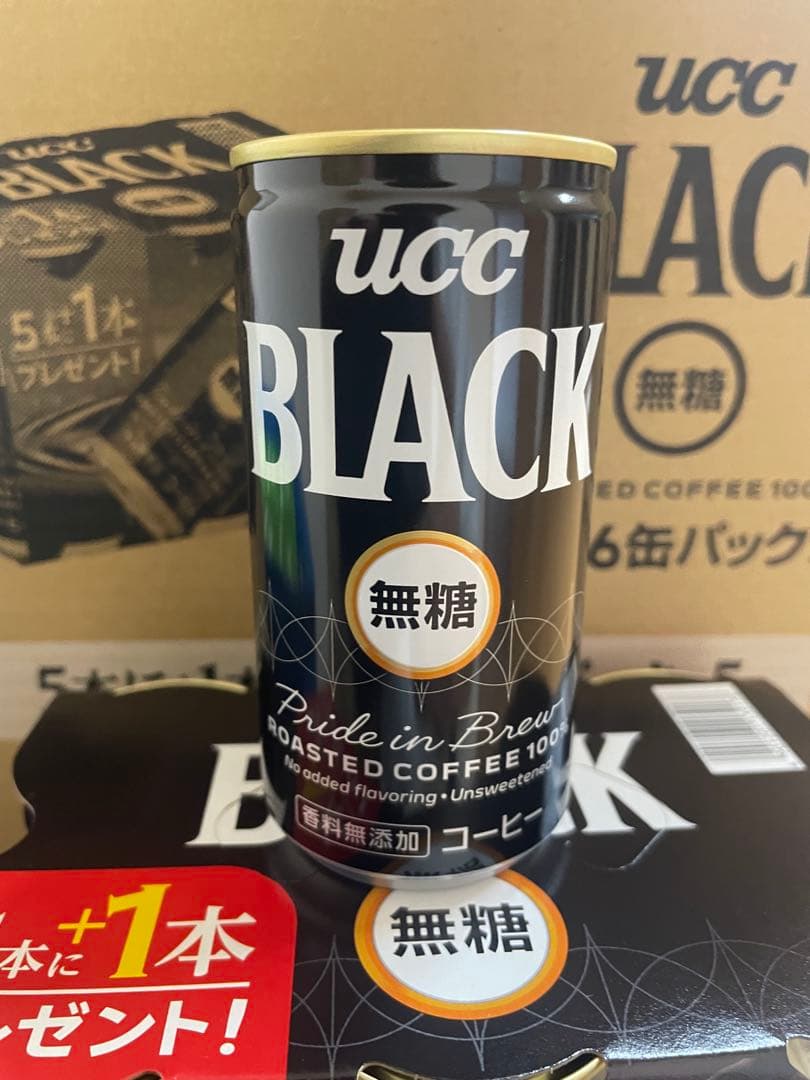 人気商品UCC ブラック無糖缶コーヒー4ケース120本 送料込み1個79.9円