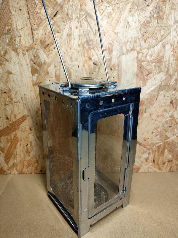 【値下げ中】ヴィンテージ品 極美品 スイス軍フォールディングキャンドルランタン