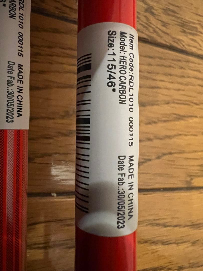 Rossignol スキー用ストック カーボン　オレンジ/ブラック 115cm