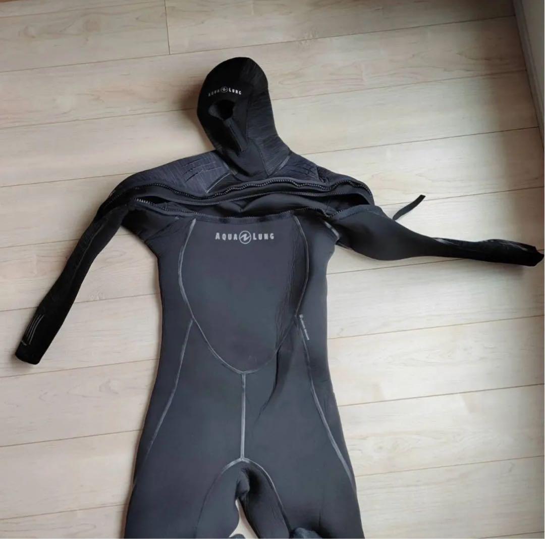8mm×7mm セミドライスーツ AQUALUNG ソルアフレックス メンズ