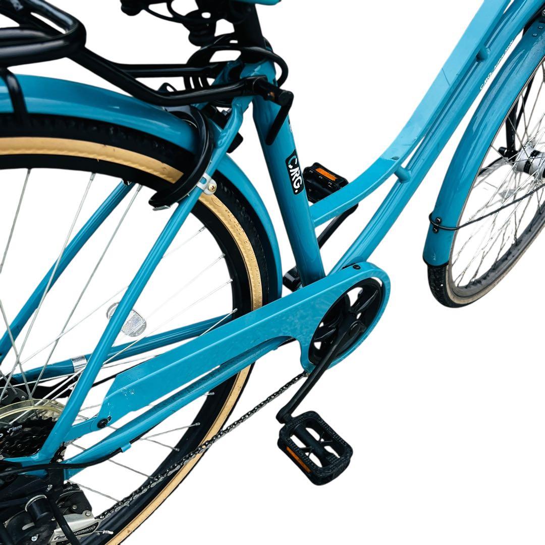 【大阪限定】大阪市 自転車　27インチ　エメラルドグリーン　綺麗です