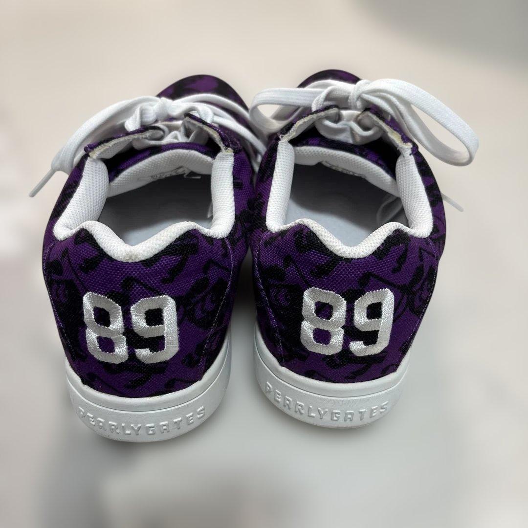 美品 パーリーゲイツ ゴルフシューズ スポンジボブ ローカット 27㎝