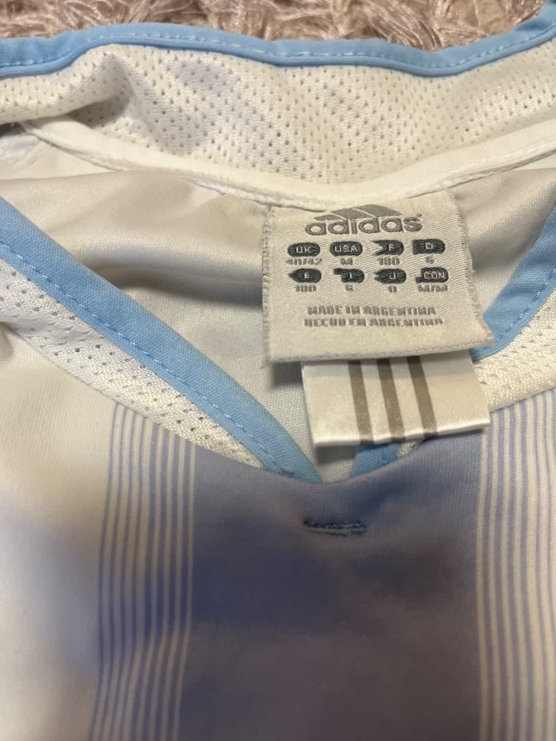 アディダス 2002年　サッカー　アルゼンチン代表 ユニフォーム　XLサイズ