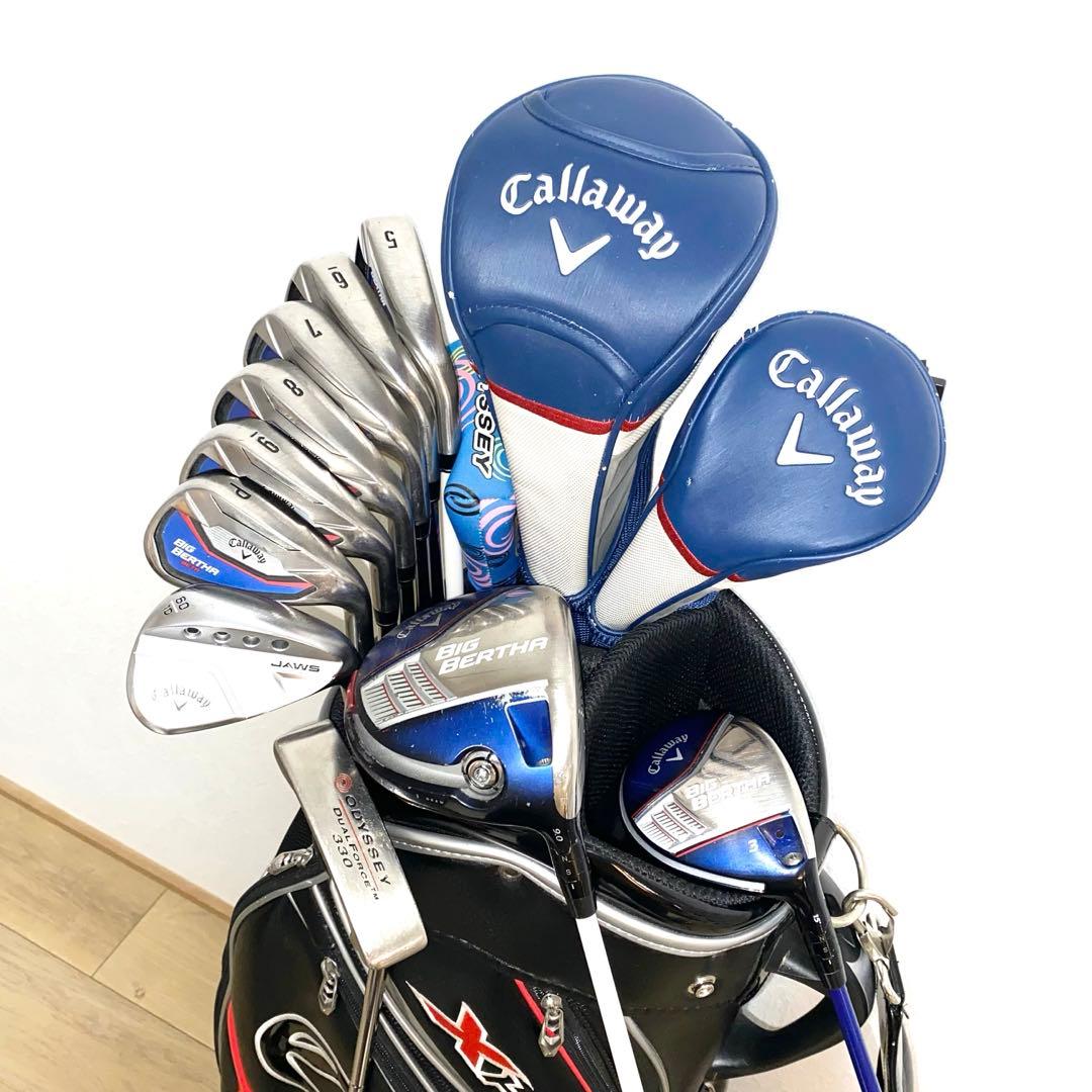 キャロウェイ メンズ用ゴルフクラブ フルセット☆初心者 右利きキャディバッグ付