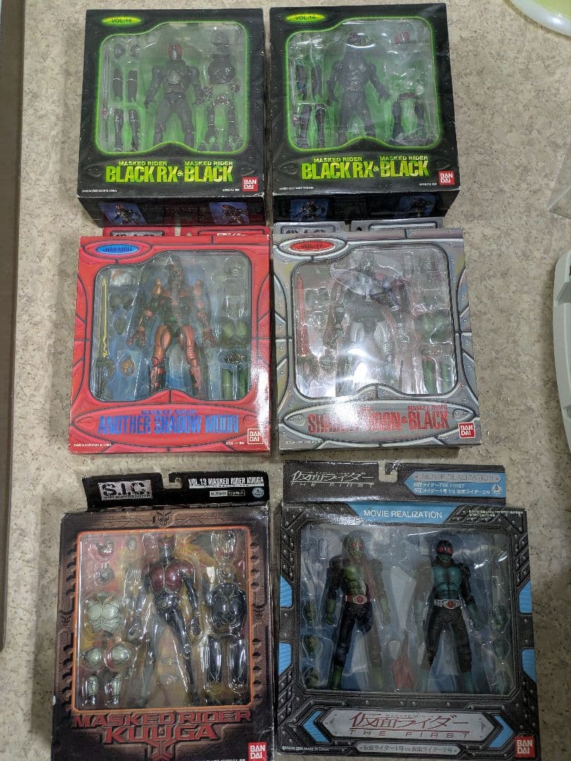 S.I.C. 仮面ライダーBLACK、RX、シャドームーン その他まとめて！
