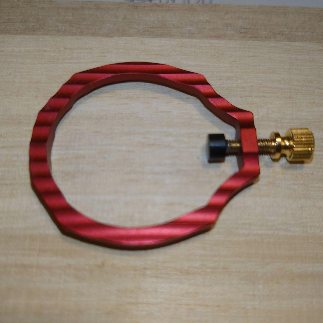 SAXZ リガチャー「HEAVEN'S TREE」ミディアム パッションレッド