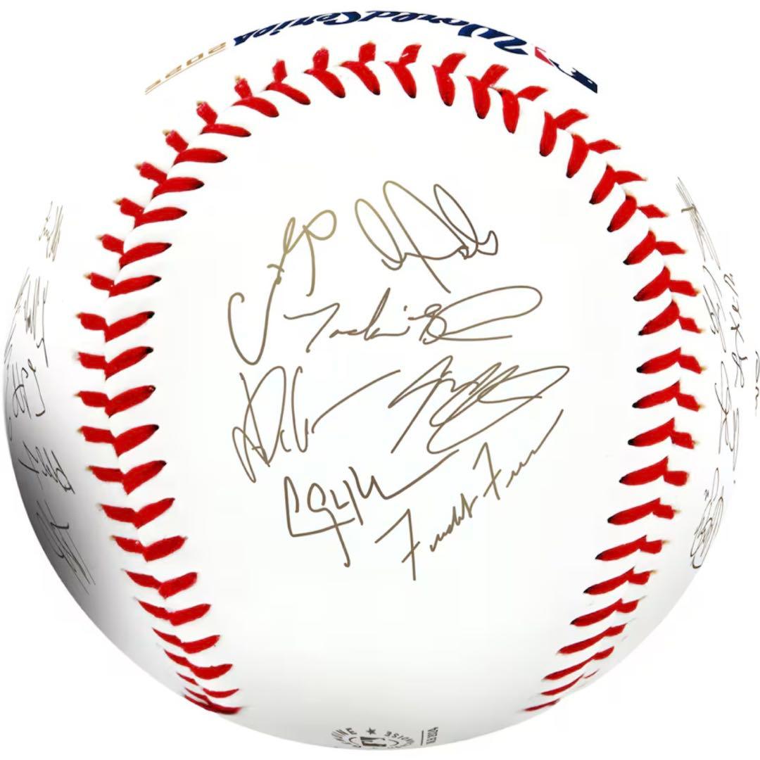 ドジャース　2025 ワールドチャンピオン　ボール　全選手サイン入り