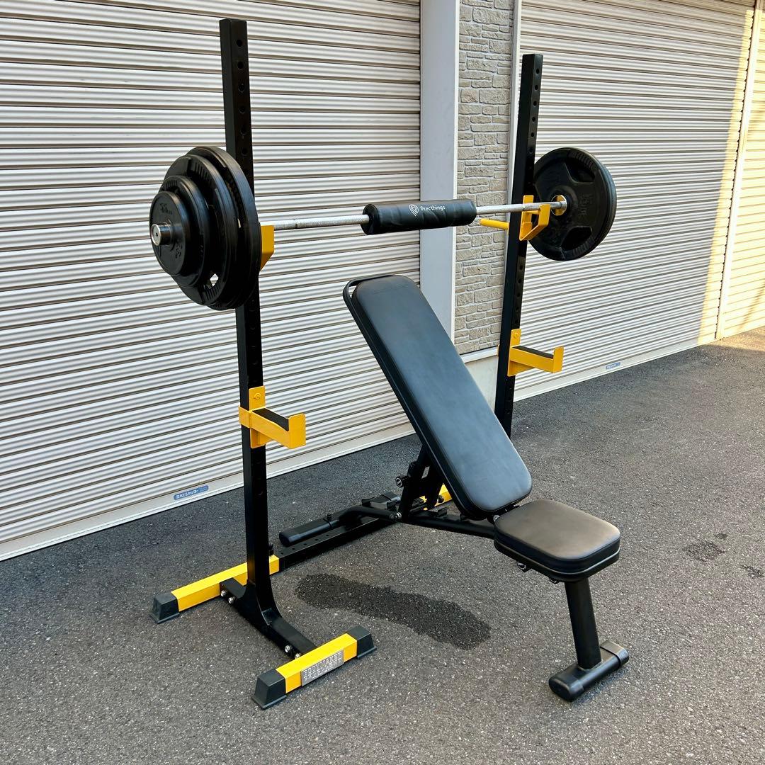 ボディメーカー マルチパワーラック　ベンチ・バーベル75kgセット　アイロテック