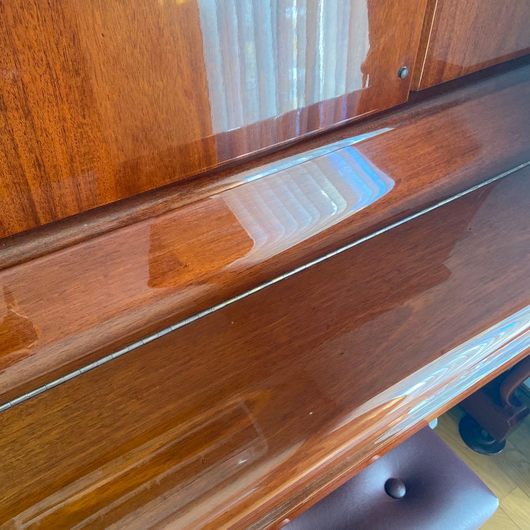 YAMAHA W106B アップライトピアノ　木目調　猫足タイプ