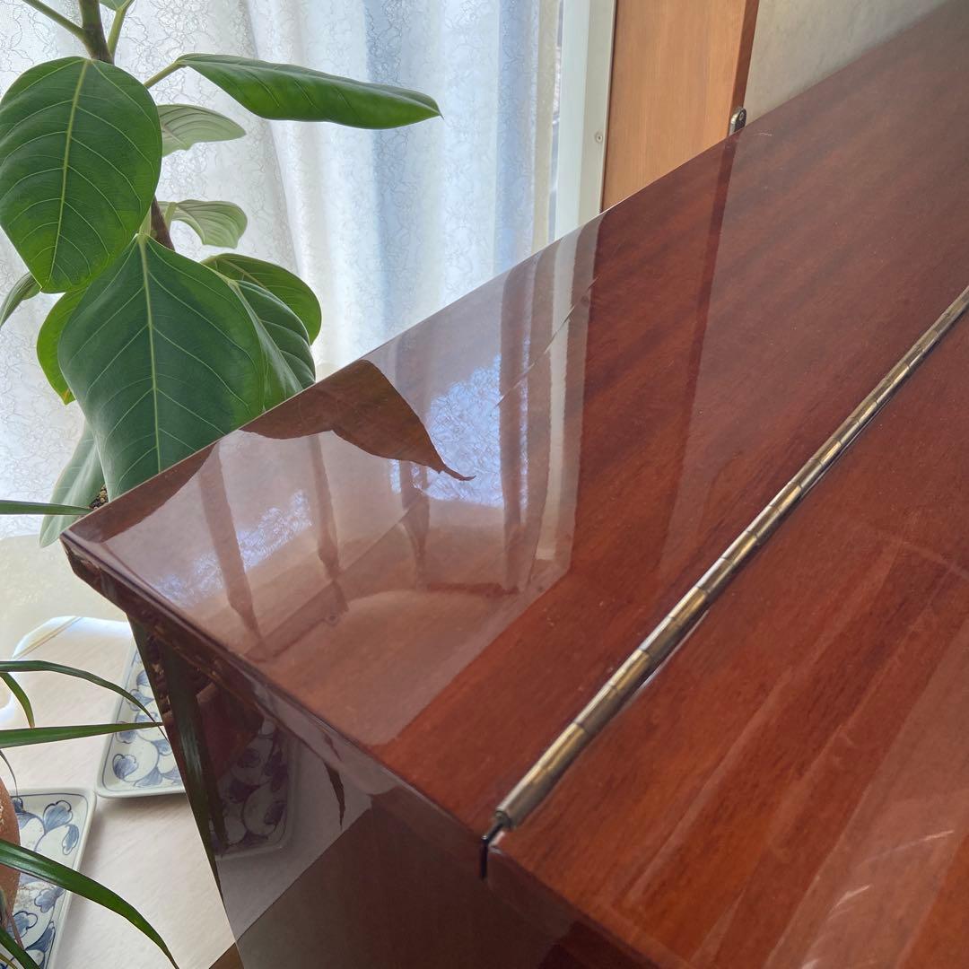 YAMAHA W106B アップライトピアノ　木目調　猫足タイプ