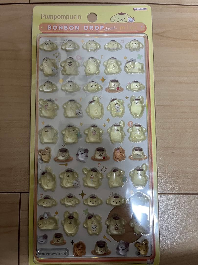 【正規品】ボンボンドロップシール ミニ サンリオ 8種 ＋しずくちゃん4種類