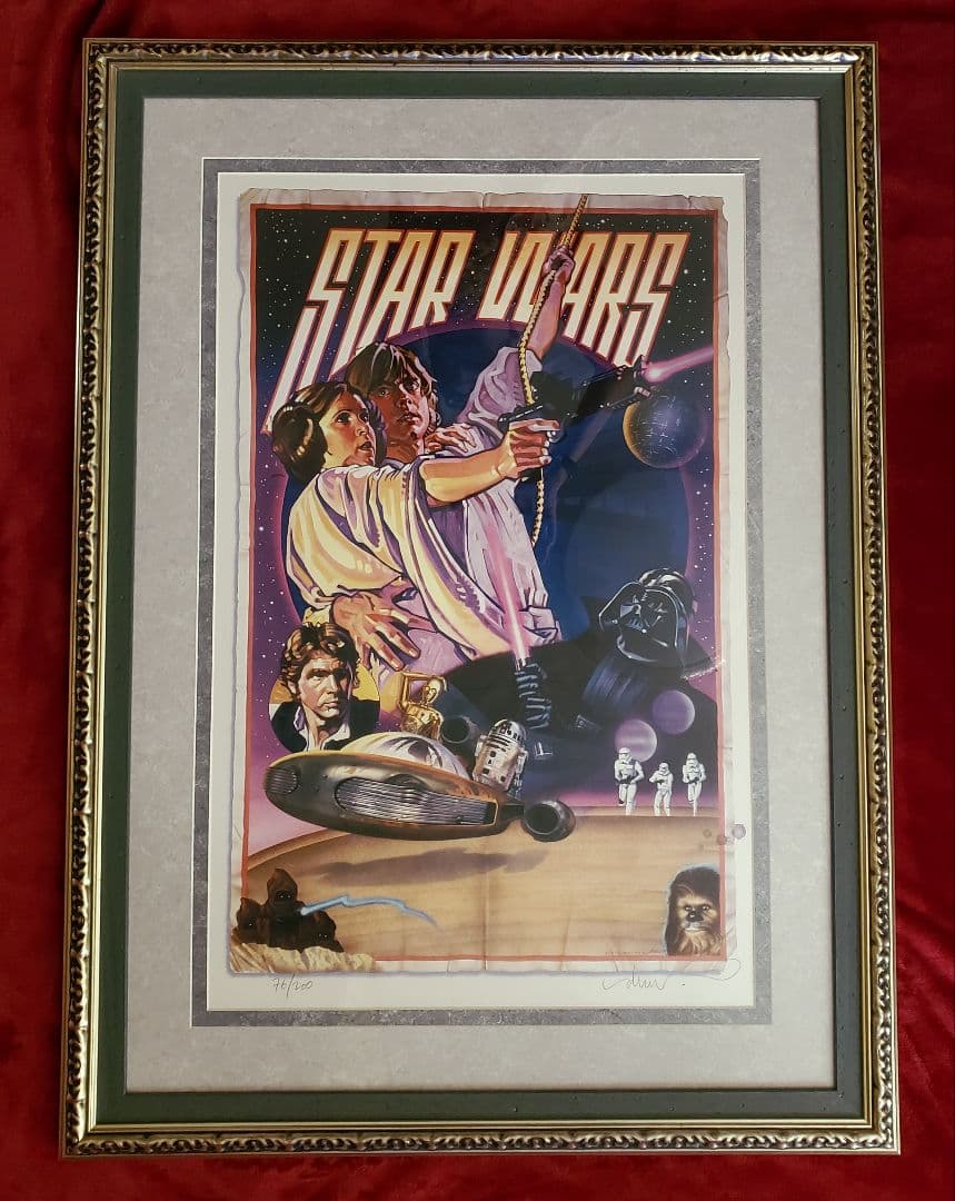 ゴ*ん様 追悼【ドゥルー・ストゥルーザン】直筆サイン入『スター・ウォーズ１』限定