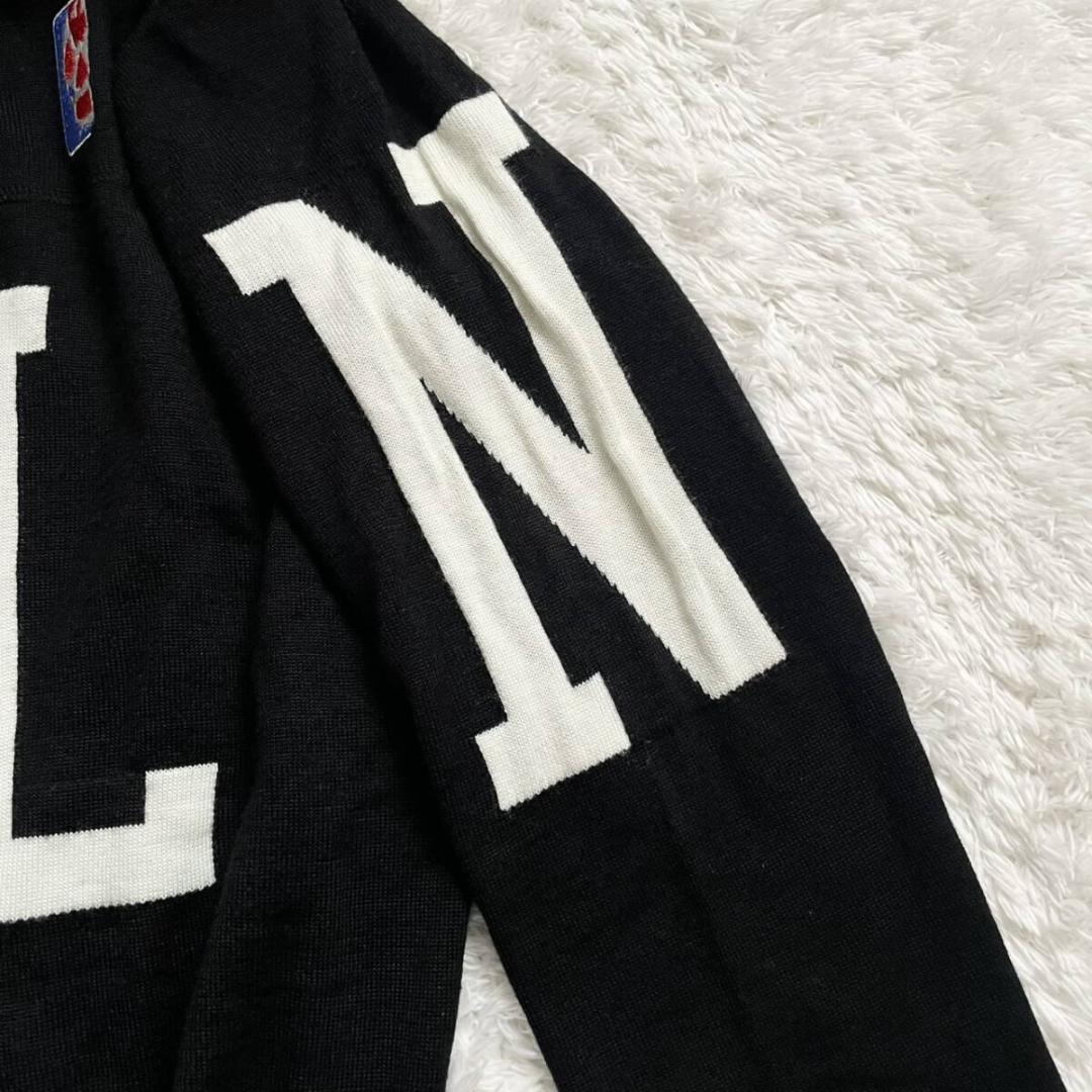 極美品/L✨RUSSELUNO ラッセルノ ニット ルチャワッペン デカロゴ 5