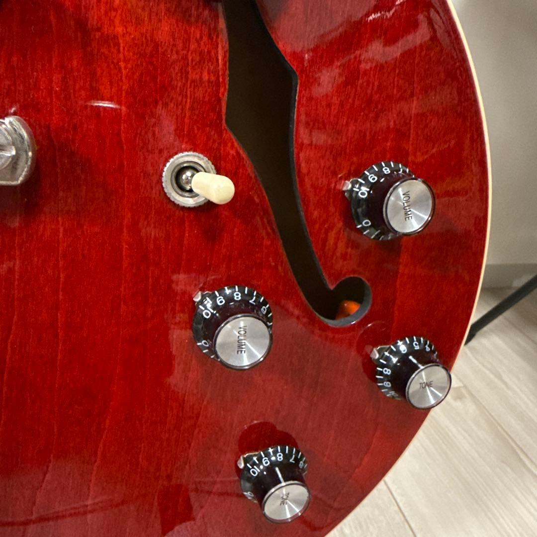 Gibson ES-335 チェリーハードケース付き