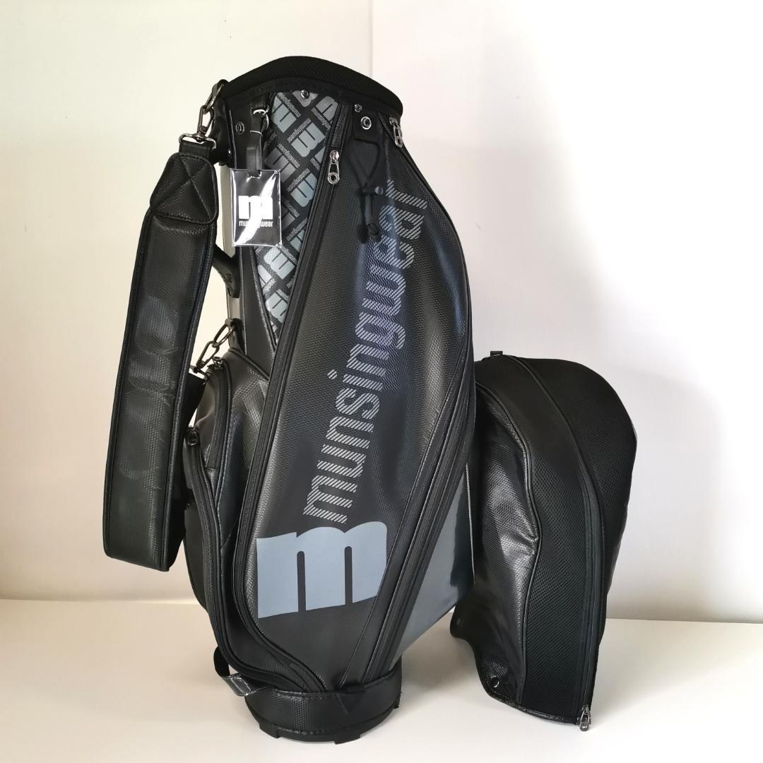 【軽量】munsingwear マンシングウェア キャディバッグ ブラック