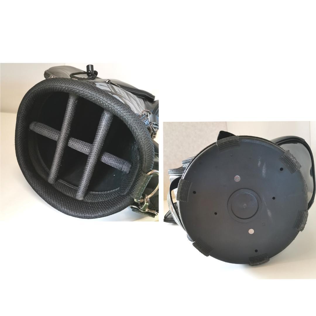 【軽量】munsingwear マンシングウェア キャディバッグ ブラック