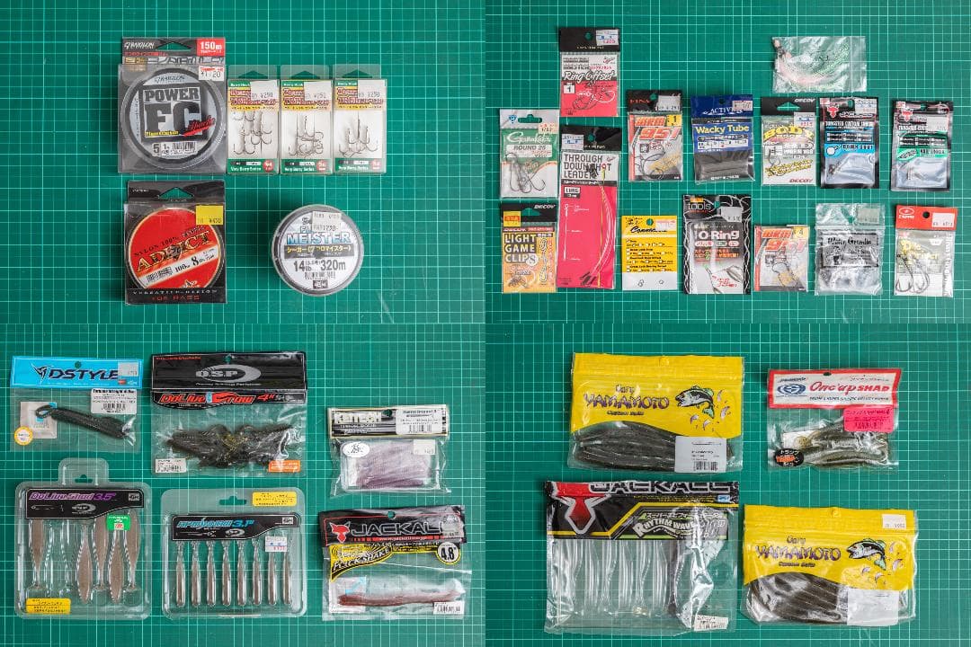 ルアーワーム小物セット《タックルボックスに入れて発送》