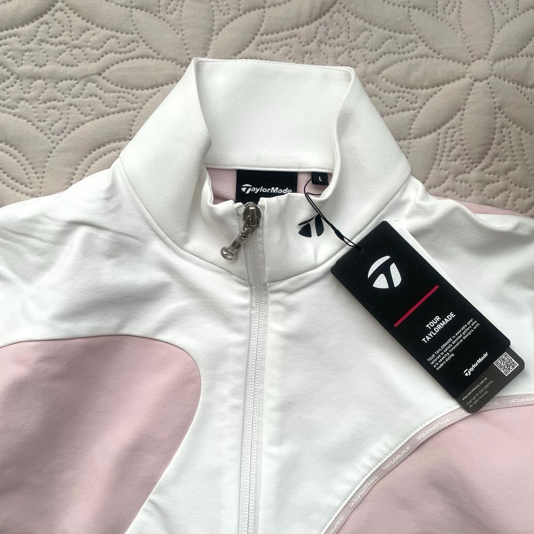 Taylor Made ツアーテーラーメイド　ジップアップジャケット　ピンク　L