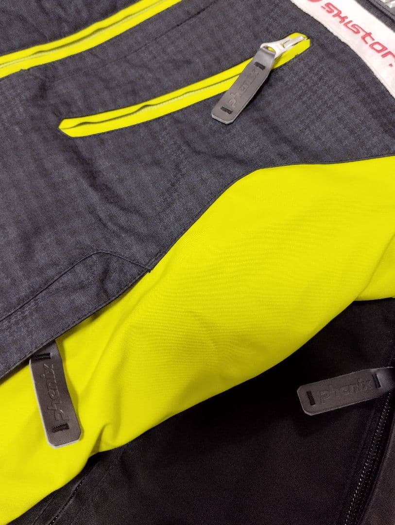 Phenix フェニックス 140 ジュニア スキーウェア 黒/黄 130