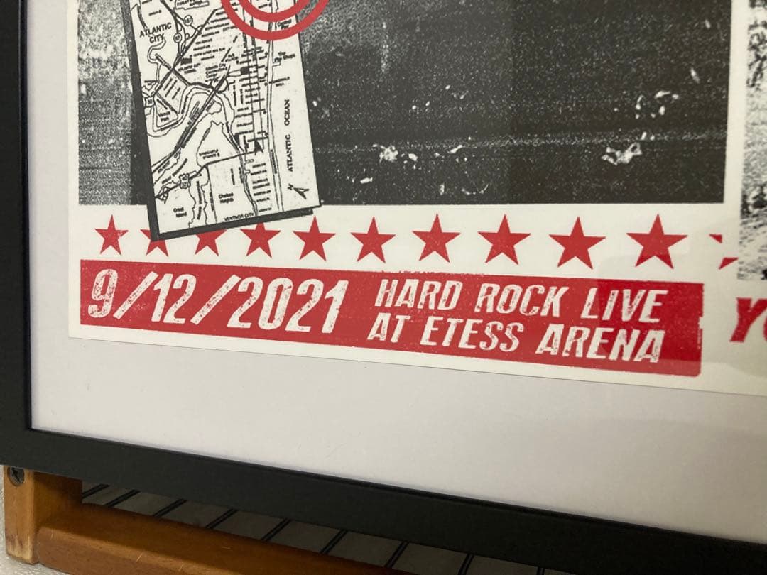 レア　Guns N' Roses リトグラフ　ガンズアンドローゼズ ポスター2日