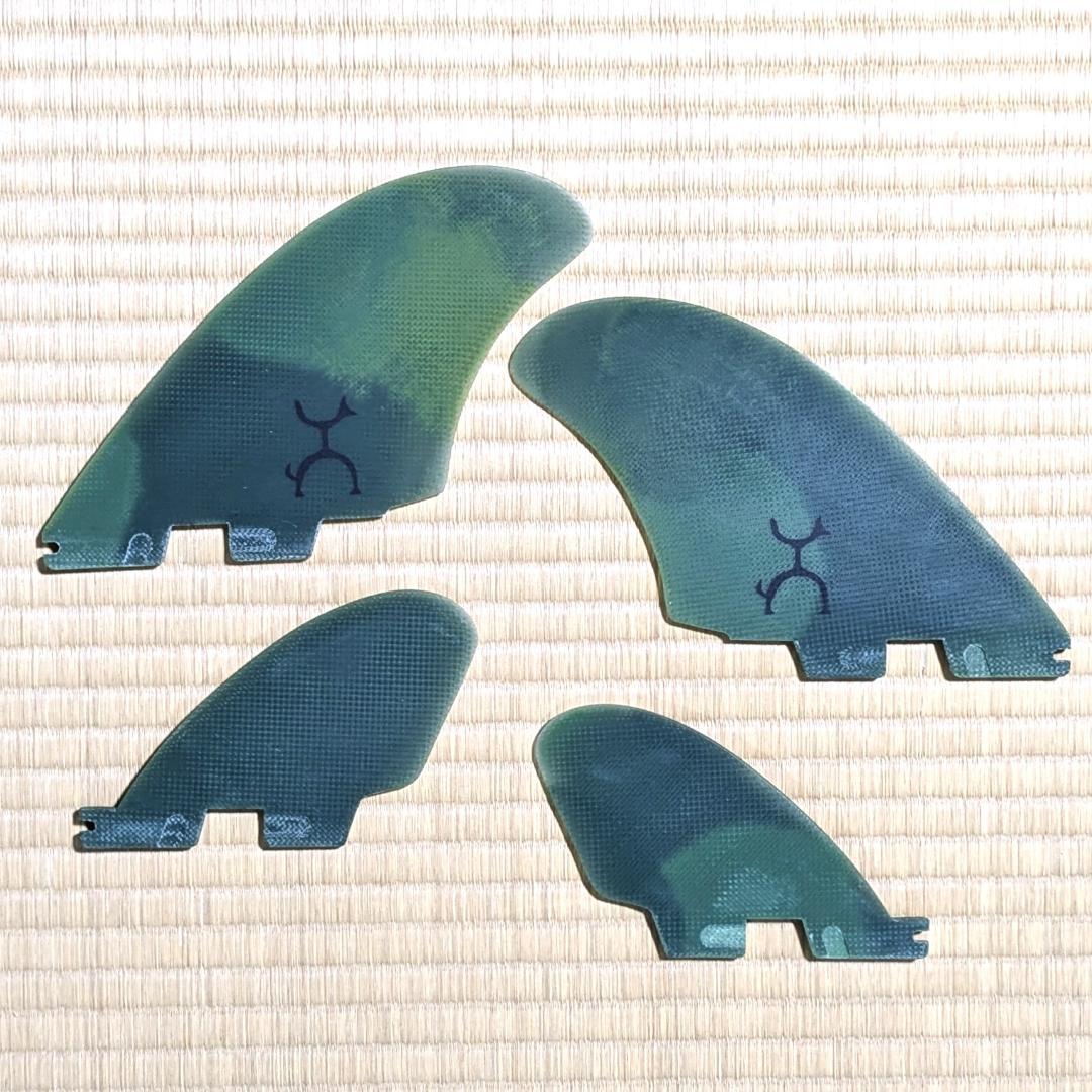 FCSII　 ロブマチャド　クアッドフィン / GREEN CAMO美品